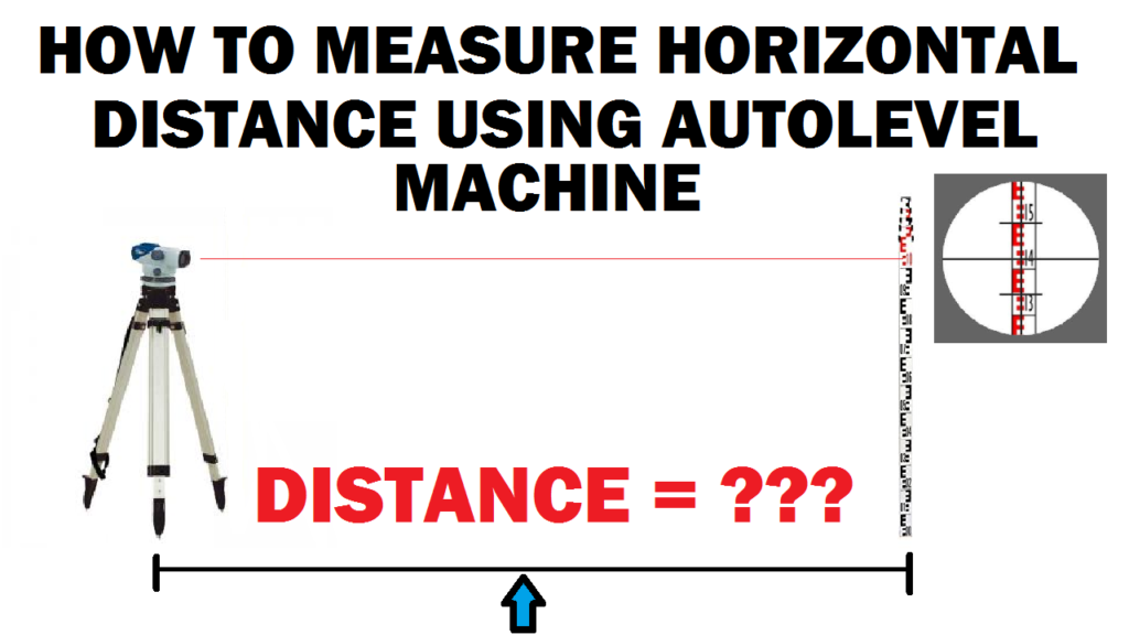 Measure Horizontal Distance Using AutoLevel
