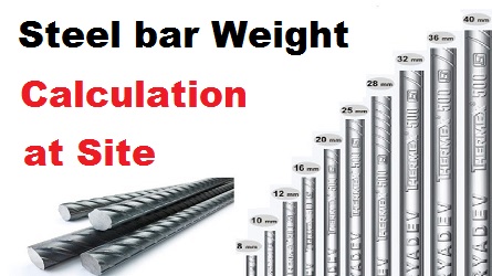Steel Bar Weight Calculation At Site