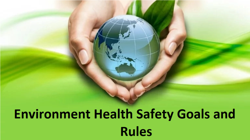 Environment Health Safety Goals and Rules