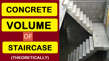 Concrete Volume of Staircase Theoretically