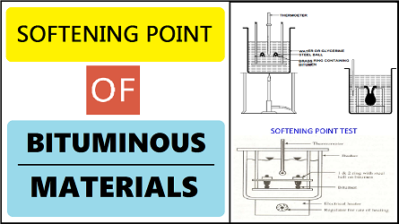 Softening Point of Bituminous Materials