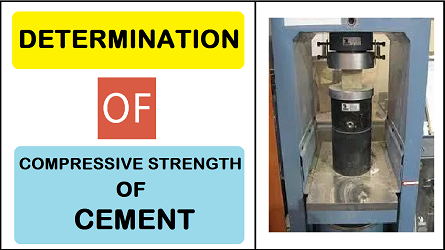 Compressive Strength Test of Cement
