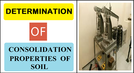Determination of Consolidation Properties of Soil