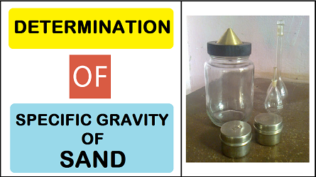 Determination of Specific Gravity of Sand
