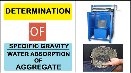 Determination of Specific Gravity & Water Absorption of Aggregate