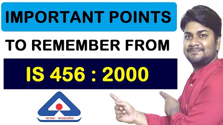 Important Points to Remember from IS 456 - 2000 for Interview | Basic Civil Engineering Knowledge