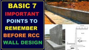 Basic Important Points to Remember Before RCC Wall Design as per IS 456 2000