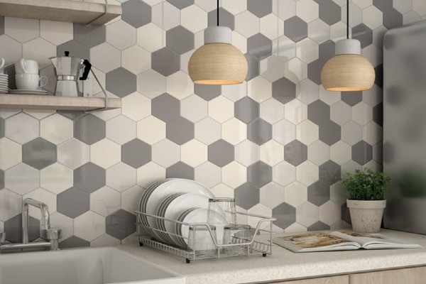 Hexagonal Tiles for kitchen