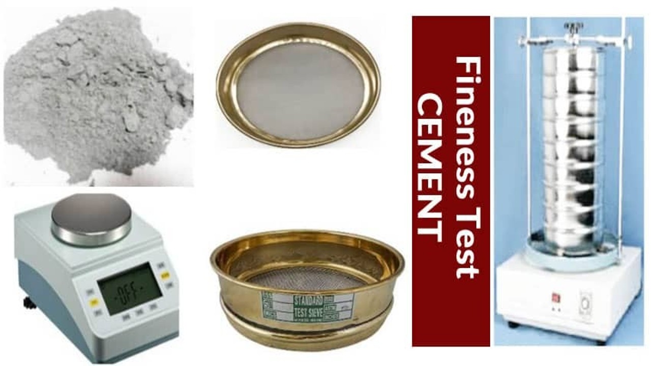 FINENESS TEST OF CEMENT