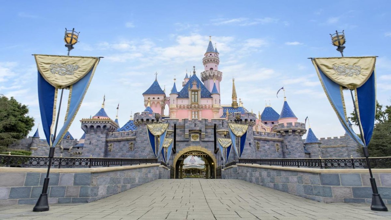 Disneyland Castle, Disneyland Park, Anaheim, California, USA