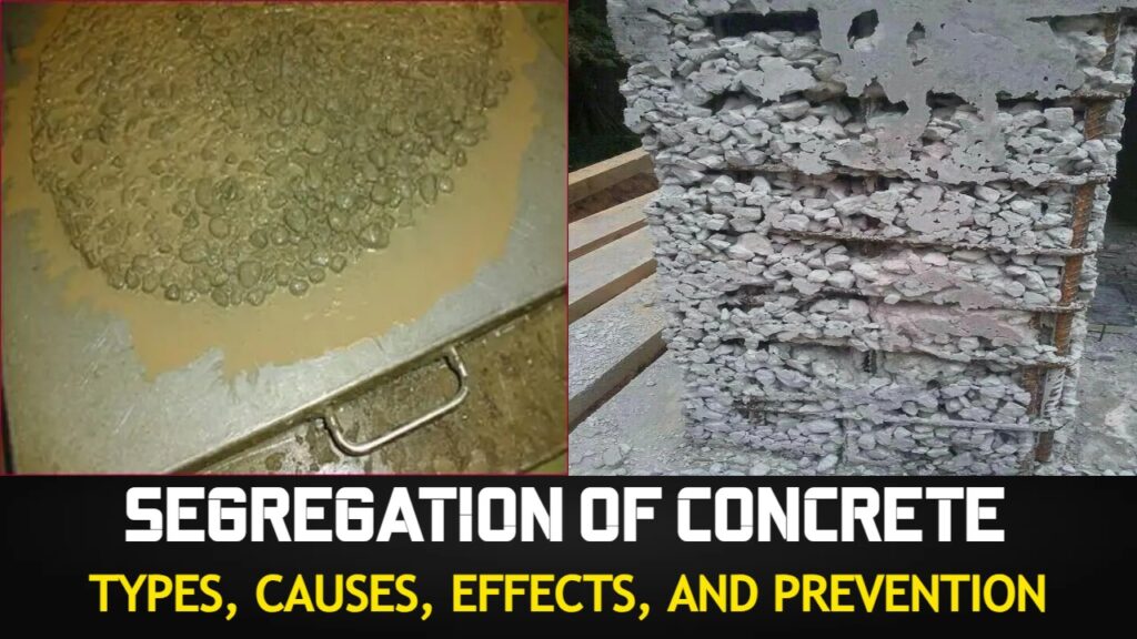 segregation of concrete