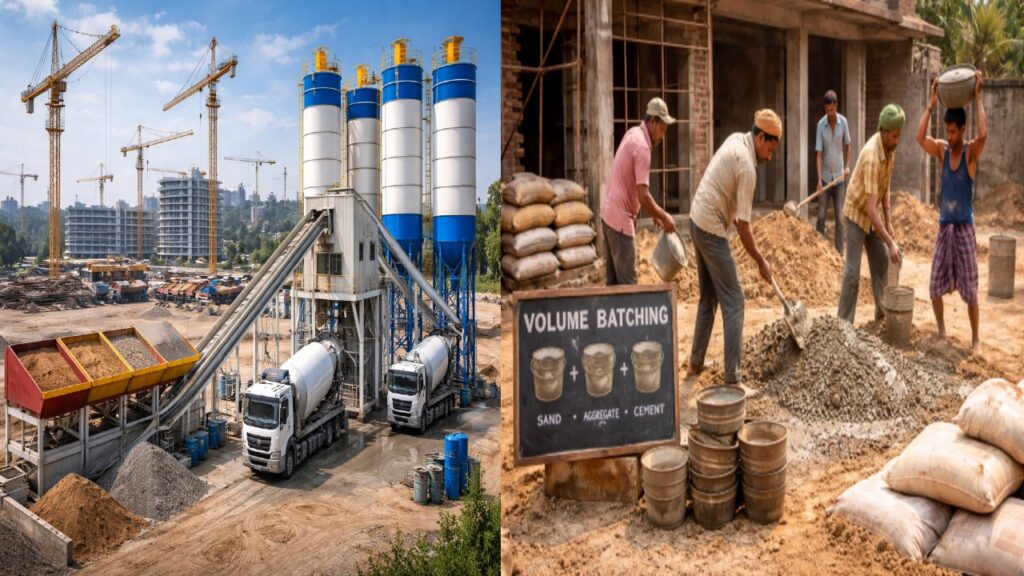 bulking of sand in concrete