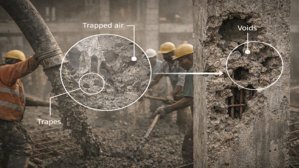 honeycombing in concrete 1